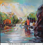 A Little Bit of Heaven, Quidi-Vidi, Oil on Canvas